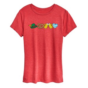 Women's - Instant Message - Oktoberfest Short Sleeve Graphic T-Shirt - 1 of 4