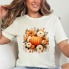 Simply Sage Market Pumpkin Floral Arrangement Short Sleeve Tee - 2 of 4