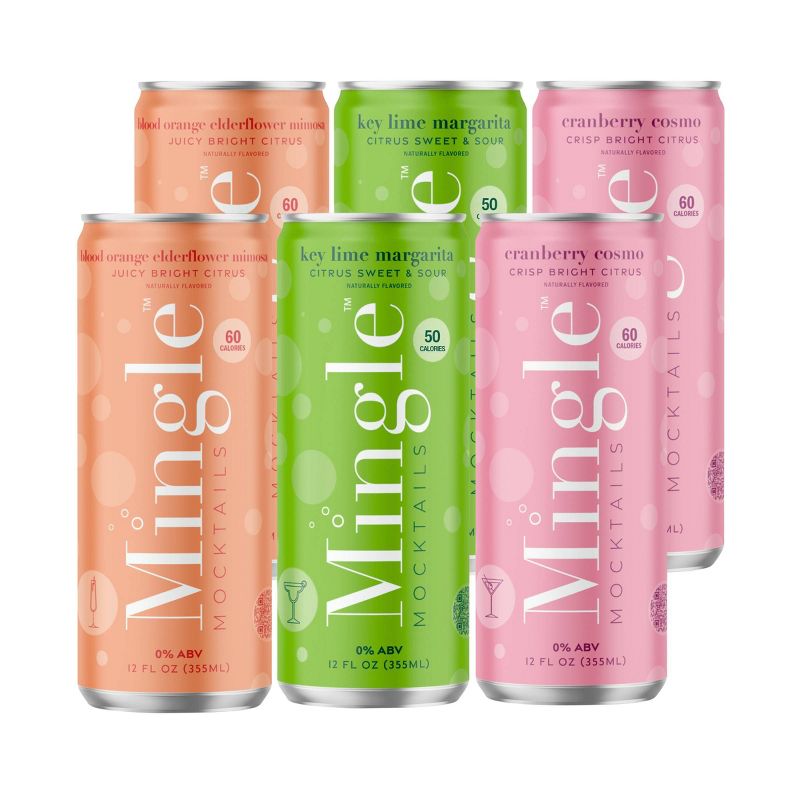 Mingle Mocktails Variety Pack - 6pk/355ml Cans, 4 of 8