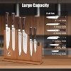 imarku Magnetic Knife Block 13 x 10 Inches, Magnetic Knife Holder Rack for Kitchen Counter, Double Sided Magnet Knife Storage Stand with Sharpener - 4 of 4