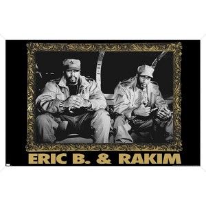 Trends International Eric B. & Rakim - Gold Frame Framed Wall Poster Prints - 1 of 4