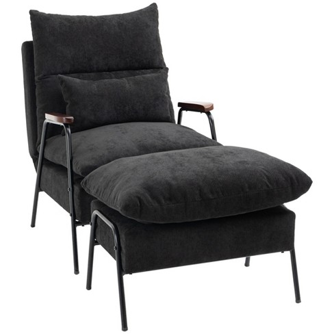 Living accents 1 black steel relaxer chair new arrivals