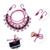 Unique Bargains with Metal Clips*12 & Windproof Beads*13 Clothesline 1 Pc - 3 of 4