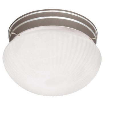 Savoy House Flush Mount 1 - Light Flush Mount in  Satin Nickel