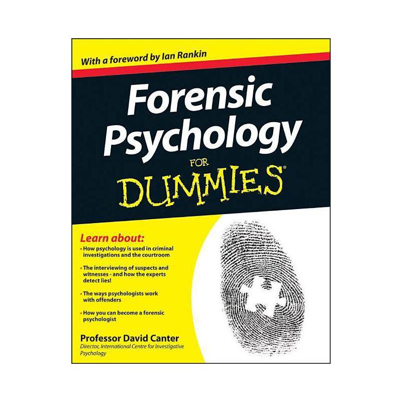 Forensic Psychology For Dummies - by  David V Canter (Paperback), 1 of 2