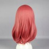 Unique Bargains Women's Curly Wigs 17" Red with Wig Cap - 4 of 4