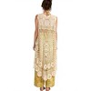 Women's Crochet High Low Vest - EN CREME - 3 of 3