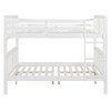 PAGED Full over Full Bunk Bed with Drawers, Wooden Bed Frame with Ladder and Guardrail, Modern Loft Bed for Kids, Teens, Adults - 4 of 4