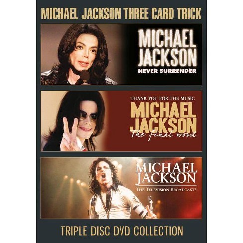 MICHAEL JACKSON New Sealed 2020 THREE CARD TRICK 3 DVD BOXSET