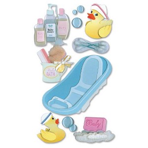 Jolee's Boutique Le Grande Dimensional Stickers - Bath Time, 9pcs - 1 of 1