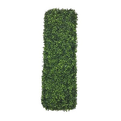 Vickerman 36" Artificial Green Boxwood Hedge for Outdoor Use