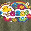 Women's - Peanuts - Peace Floral & Colorful Woodstock Graphic High Neck Tank - 2 of 4