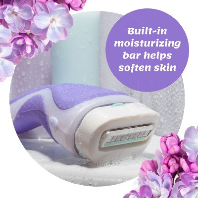 Schick Intuition Women’s 4 Blades Reusable Captivating Razor Kit - 3ct: Whole Body, All Hair Types