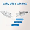 Itopfox Indoor Extension Cord with 3 Polarized Outlets, 6 Feet Long, 2 Prong Plug, Safety Slide Windows, 13A/1625W, 16 AWG, 2 Packs - 4 of 4