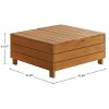 Alaterre Furniture 2pc Barton Outdoor Patio Weather Resistant Furniture Set with Sectional & Lift Top - 4 of 4