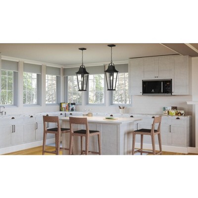 Galveston Mini Transitional 1-Light Mottled Black Pendant