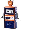 1954 Tokheim 350 Twin Gas Pump "Union 76 Minute Man Service" Dark Blue & Orange 1/18 Diecast Model by Greenlight - 2 of 3
