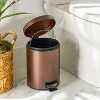 LunaLulinlk Bronze SS 1.3 Gallon Metal Bathroom Waste Basket - 4 of 4