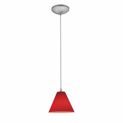 Access Lighting Martini 1 - Light Pendant in  Brushed Steel