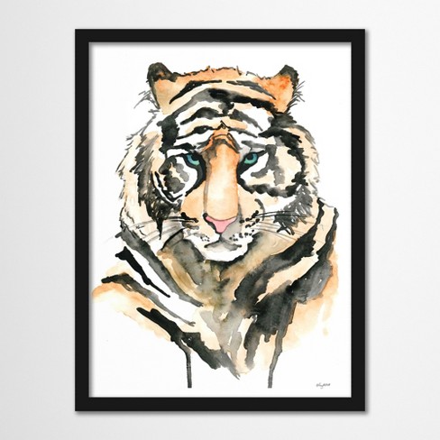 Tiger Canvas Tiger Wall Art Tiger print Tiger wall decor Animal