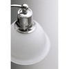 Progress Lighting Madison 1-Light Wall Bracket, Brushed Nickel, White Etched Glass, Up/Down Mounting, Damp Rated - 2 of 4
