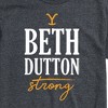 Men's - Yellowstone - Beth Dutton Strong Short Sleeve Graphic T-Shirt - 2 of 4