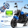 Jojoka 12V Electric Dirt Bike, Kids Motorcycle with Training Wheels, Reverse, Headlight, Horn, Music, for 3-5 Years - 2 of 4