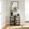 HOMLUX 5 Tier Shoe Rack Freestanding Shoe Organizer, Holds 12 Pairs - 3 of 4