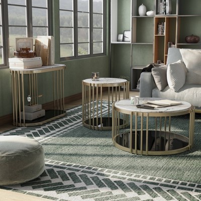 Solstice Glam Accent Table Collection - HOMES: Inside + Out