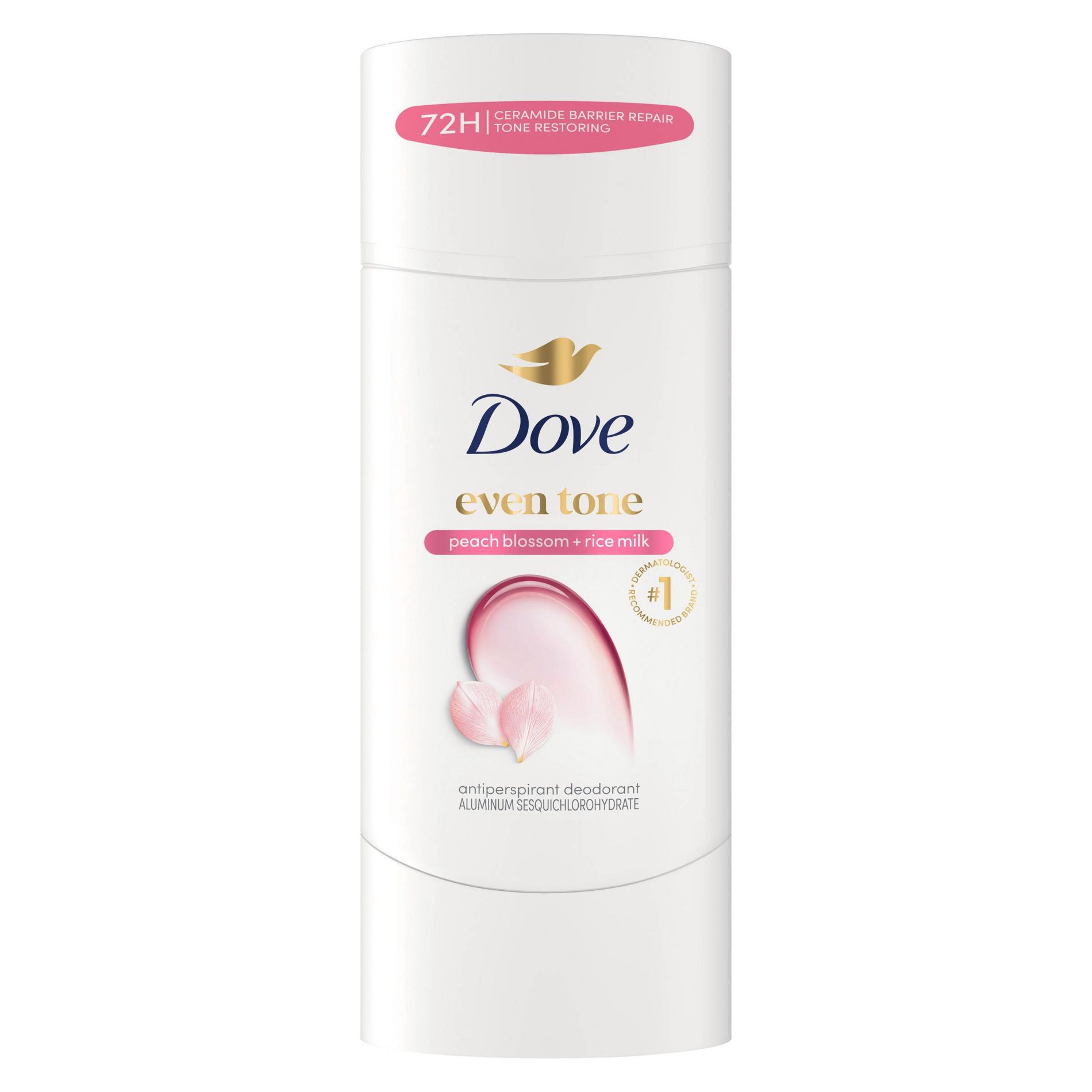 Dove Beauty Even Tone 48-Hour Women's Antiperspirant & Deodorant Stick - Peach Blossom & Rice Milk - 2.6oz