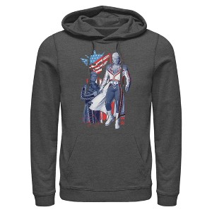 Mens WWE Cody Rhodes Patriotic Pose Lightweight Hoodie - 1 of 4