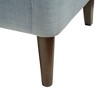 Okak Accent Chair Contemporary Button-Tufted Living Room Chair with Upholstered Cushion Comfy Armchair with Wood Legs for Reading Room Bedroom - 4 of 4