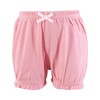 Hudson Baby Infant Girls Shorts Bottoms 4-Pack, Strawberry Love - 4 of 4