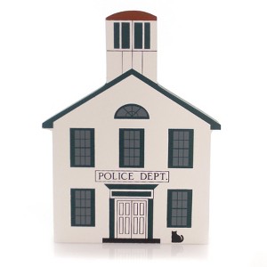 Cat's Meow Village 6.0 Inch Police Department Series V 5 Retired Village Buildings - 1 of 2