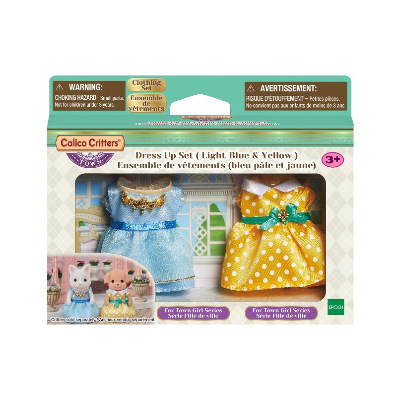 Calico Critters Town Series Dress Up Set, Blue and Yellow Fashion Doll Accessories, 4 of 5
