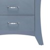 24" Colt Accent Table Gray Finish - Acme Furniture: Wood Frame, Rectangle Shape, Lower Shelf Storage - image 2 of 4