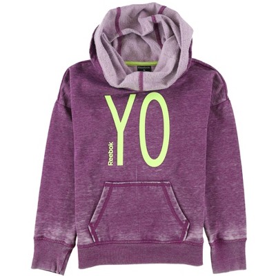 Reebok Girls Cowl-Neck Yoga Sweatshirt