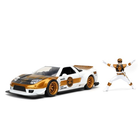 Power Rangers 02 Honda Nsx Type R Japan Spec Die Cast Car 1 24 Scale With White Ranger Figure Target