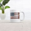 Crazy Dog T-Shirts Guitar Flag Mug Awesome Rock And Roll Fourth Of July Coffee Cup-11oz - 2 of 4
