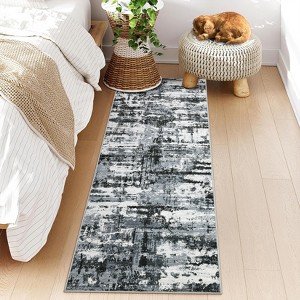 Modern Abstract Rug Washable Living Room Rug - 1 of 4