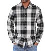 COOFANDY Flannel Shirts Long Sleeve Button Down Shirt - 4 of 4