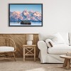 Stupell Industries Cabin In The Glowing Tetons Floating Frame Canvas Art, Black, 31" x 21" - 3 of 4
