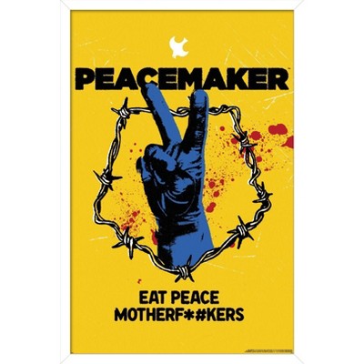 Trends International DC Studios Peacemaker: Season 2 (2025) - Eat Peace Motherf*#kers Framed Wall Poster Prints