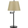 Cal Lighting BO-2077TB-DB Table Lamp with Beige Fabric Shades, Dark Bronze Finish, See Image - 3 of 4