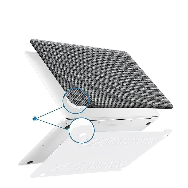 SaharaCase Woven Laptop Case for Apple MacBook Pro 13" Laptops Charcoal (LT00026), 4 of 8