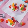50Pcs Heart Shaped Cake Pans with Lids, 100ml 3.4oz Disposable Ramekins Muffin Cupcake Aluminum Foil Baking Cups for Valentine Wedding Birthday - 3 of 4
