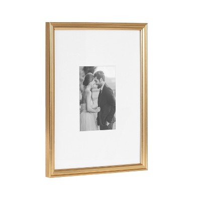 Gold 5x7 Polystyrene Wall Gallery Picture Frame Set
