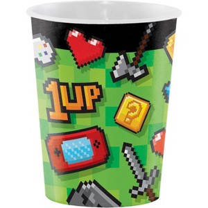 8ct 16oz Video Game Party Favor Cups - 1 of 4