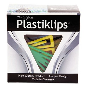 Baumgartens Plastiklips Paper Clips Small Assorted Colors 1 000/Box LP0200 - 1 of 4