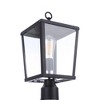 Craftmade Lighting Olsen 1 - Light Post Light in  Midnight - 3 of 4